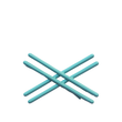 Aqua Morgan Bobby Pin