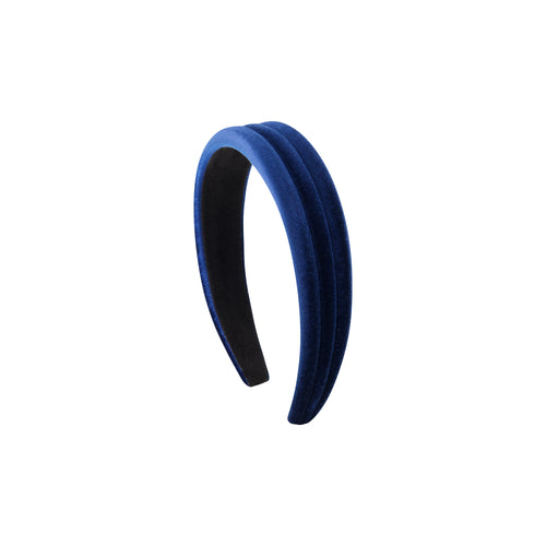Michelle Headband - Navy Velvet