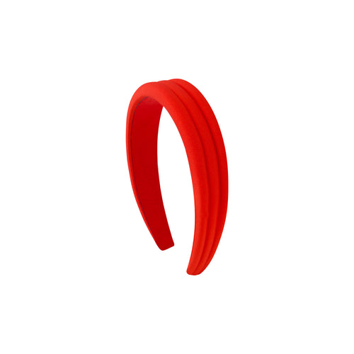 Michelle Headband - Cherry Satin