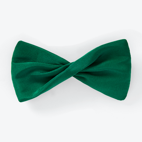 Silk Abby Barrette - Emerald