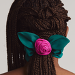 Fuchsia Ella Scrunchie - Silk