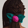 Fuchsia Ella Scrunchie - Silk