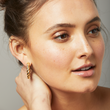 Turquoise Hailey Hoops - Large