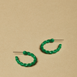 Emerald Hailey Hoops - Mini