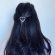 Amelie Pearl Heart Barrette