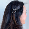 Amelie Pearl Heart Barrette