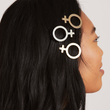 Neon Pink Lady Barrette - Imperfect