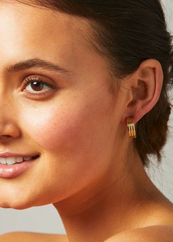 Noir Michelle Hoops - Mini