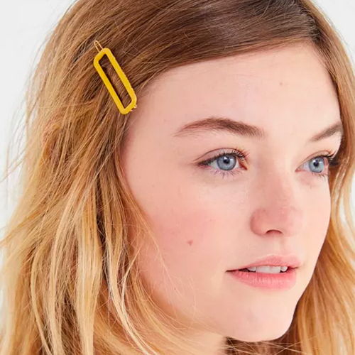 Neon Pink Madeline Barrette Set