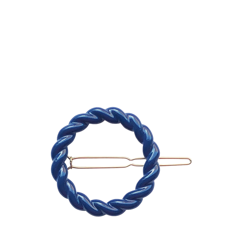 Navy Hailey Barrette