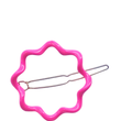 Neon Pink Heidi Barrette