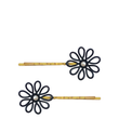 Noir Genevieve Bobby Pin Set