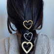 Amelie Pearl Heart Barrette