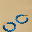 Turquoise Hailey Hoops - Large