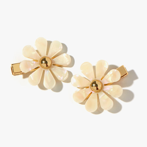 Flower Barrette Set